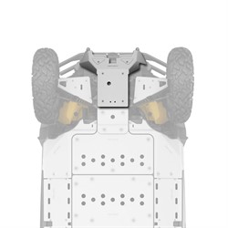 Защита днища передняя алюминиевая Commander - фото 10847