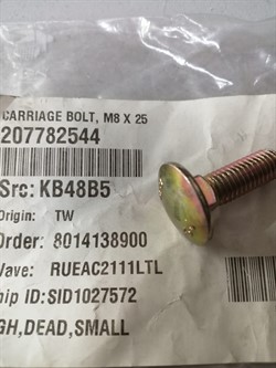 Болт М8*25(207782544) - фото 15828