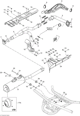 Выпускной коллектор задний (707600530) - фото 17677