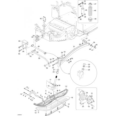 Нога лыжи на с/х Expedition, Skandic(506151234) - фото 17690