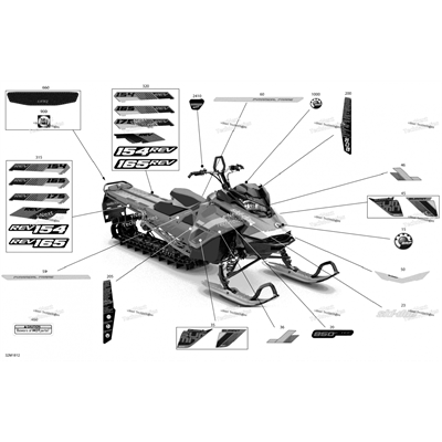 Наклейка боковой панели (516007614) - фото 17693