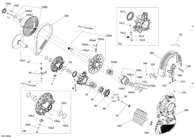 Фланец вариатора (417224213) - фото 17777