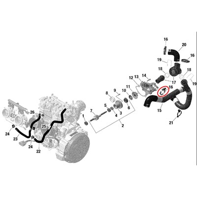 Хомут CLAMP 26-38MM (420951120) - фото 17812
