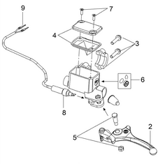 Рычаг тормоза(507032428) - фото 17933
