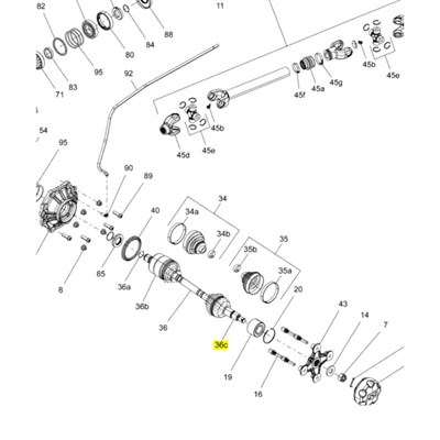 ШРУС наружный задний (705500980) - фото 17964