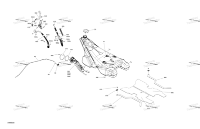 Шланг топливного бака в сборе (513034055) - фото 17995