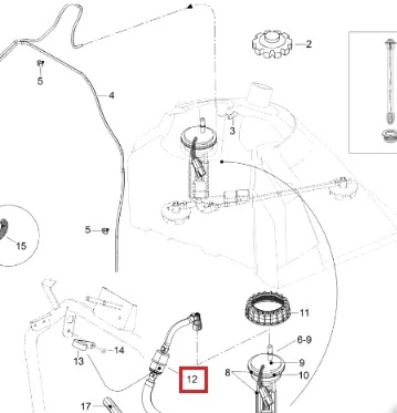 Фильтр топливный (605356277) - фото 17996