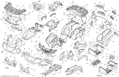 Капот Can Am Outlander 650 800 850 1000 (715001845) - фото 18030