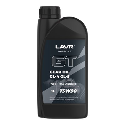 Масло трансмиссионное масло GT GEAR OIL 75W90 GL4/5, 1 л (Ln7901) - фото 18459