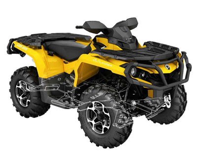 Защита п. рычагов KTZ для Can-Am Outlander G2 MAX (2017-2018) - фото 18811