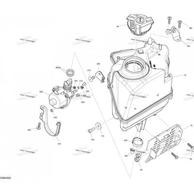 Бак масляный (519000357) - фото 18838