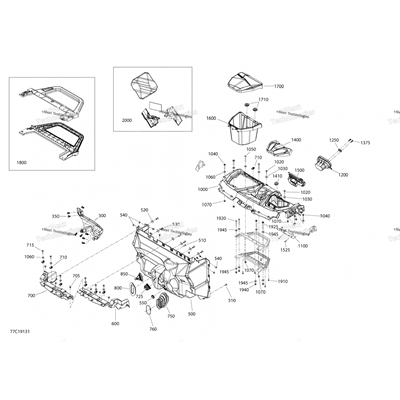 Элемент корпуса пластиковый(703501096) - фото 18853
