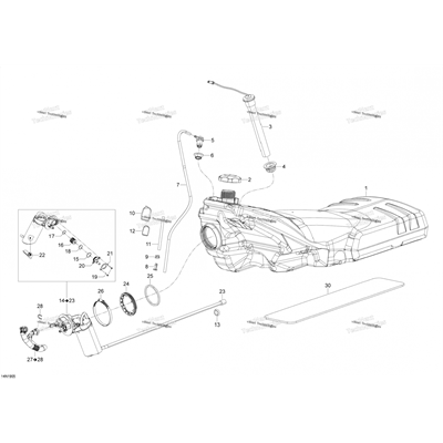 Датчик уровня топлива (513033902) - фото 18869