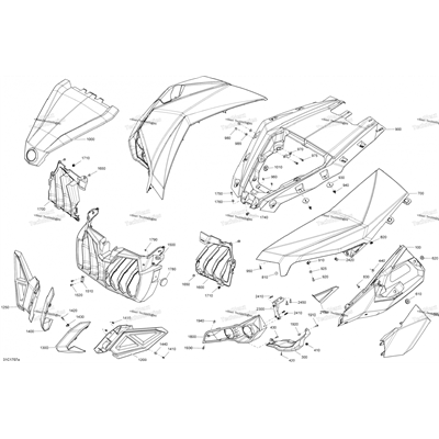 Решетка радиатора (705006635) - фото 18881