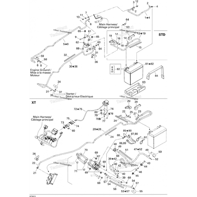 Шлейф диодный задней лебедки(710000999) - фото 18890