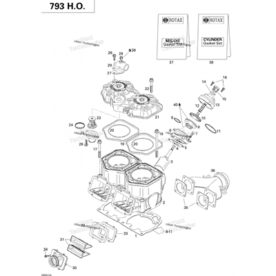Пружина Rev-клапана(420239942) - фото 18908
