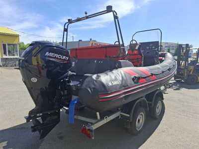 Лодка Буревестник 580 ST в комплекте с ПЛМ  MERCURY 115  и прицепом - фото 19051