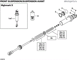 Амортизатор передний Summit REV (505071457) - фото 7701