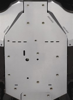 Защита днища центральная алюминиевая Commander до 2014(715000693) - фото 8017