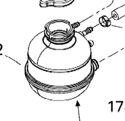 Бачок расширительный(509000368) - фото 8905