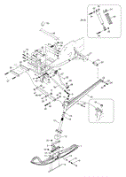 Опора стойки лыжи MXZ(570070400)