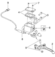 Рычаг тормоза(507032428)