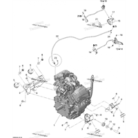 Фиксатор троса газа на дроссельной заслонке(707000434)