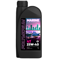 Масло моторное полусинт.для водной техн. POLYMERIUM MARINE 4Т 25W-40 SEMI-SYNTHETIC 1L(ПМ4338)