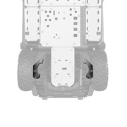 Защита рычагов задней подвески алюминиевая Commander(715000661)