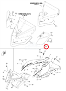 Щиток противоветровой левый (517303605)